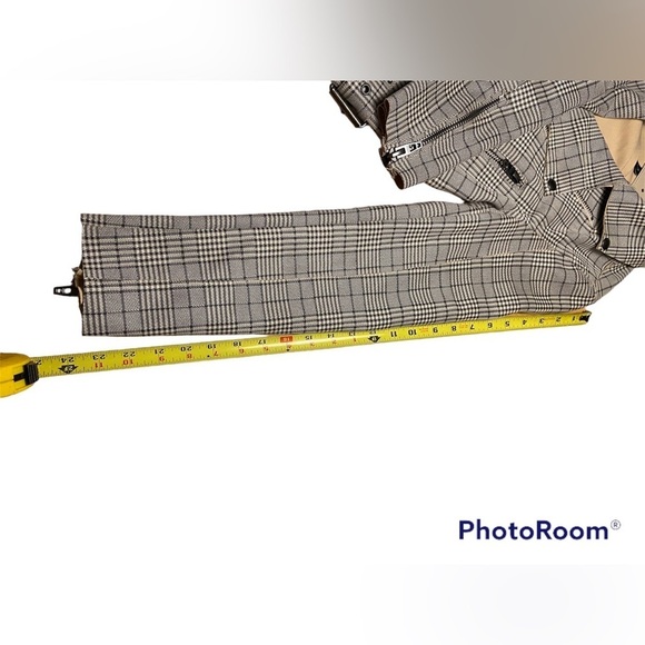 BLANK NYC Plaid Moto Zippered Jacket, size Small - Picture 8 of 9